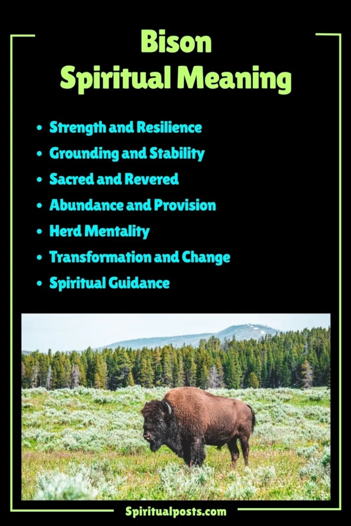 Bison Spiritual Meaning, Symbolism and Cultural Significance