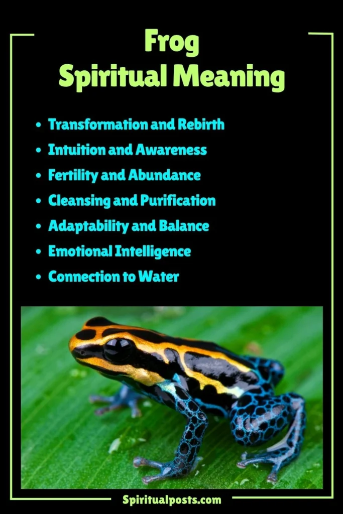 Frog Spiritual Meaning, Symbolism and Cultural Significance