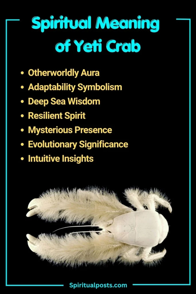 What Does Yeti Crab Symbolize Spiritually