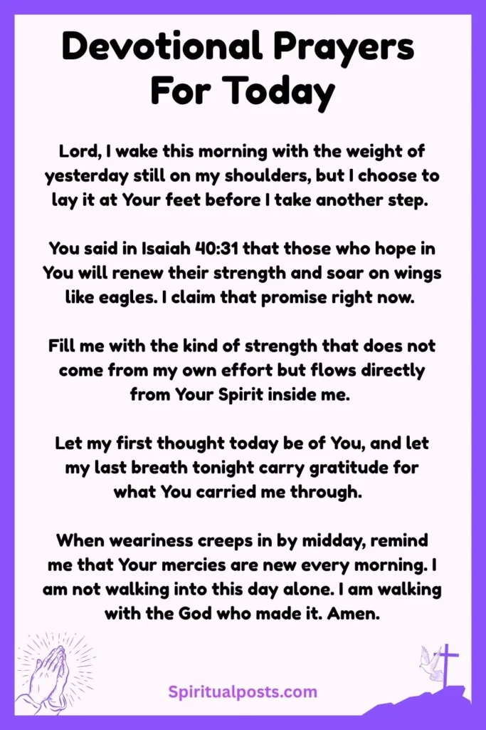 Powerful Devotional Prayers For Today