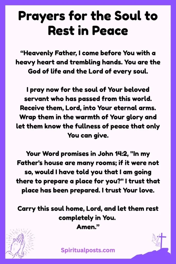 Powerful Prayers for the Soul to Rest in Peace